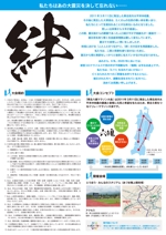 Ichibanboshi Design (TAKEHIRO_MORI)さんの復興マラソンイベント開催を告知するチラシ制作（A4表裏・4C） への提案