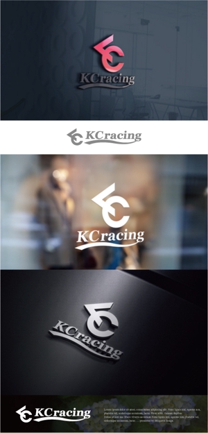 drkigawa (drkigawa)さんのモータースポーツでカーレースチーム「KCracing」のロゴへの提案