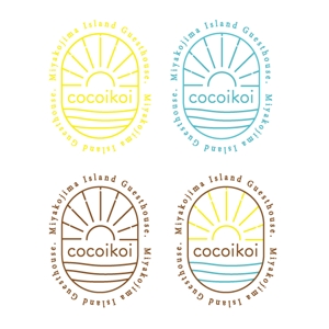青松冬子 (IDEA_WORKS)さんのゲストハウス「cocoikoi」のロゴへの提案