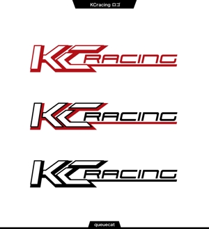 queuecat (queuecat)さんのモータースポーツでカーレースチーム「KCracing」のロゴへの提案