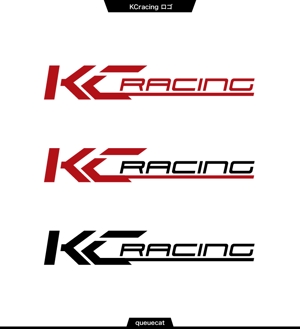 queuecat (queuecat)さんのモータースポーツでカーレースチーム「KCracing」のロゴへの提案