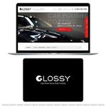 oknobさんのガラスコーティング専門店「GLSSY」のロゴへの提案
