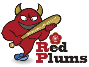 muneo (mooo)さんの草野球チーム「RedPlums」のロゴ作成への提案
