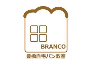 さんの豊橋　自宅パン教室　BRANCO　(ブランコ)　のロゴへの提案