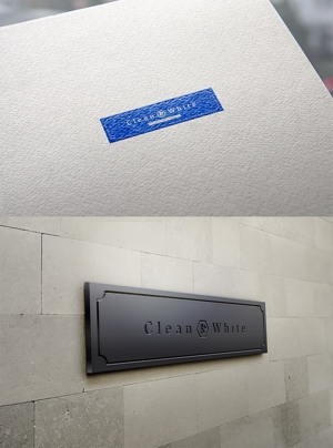 ブルー510 (blue510)さんのセルフホワイトニング店舗「Clean & White」ロゴへの提案