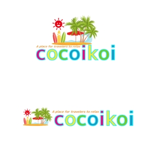takarot (takarot11)さんのゲストハウス「cocoikoi」のロゴへの提案