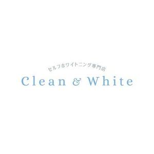 alne-cat (alne-cat)さんのセルフホワイトニング店舗「Clean & White」ロゴへの提案