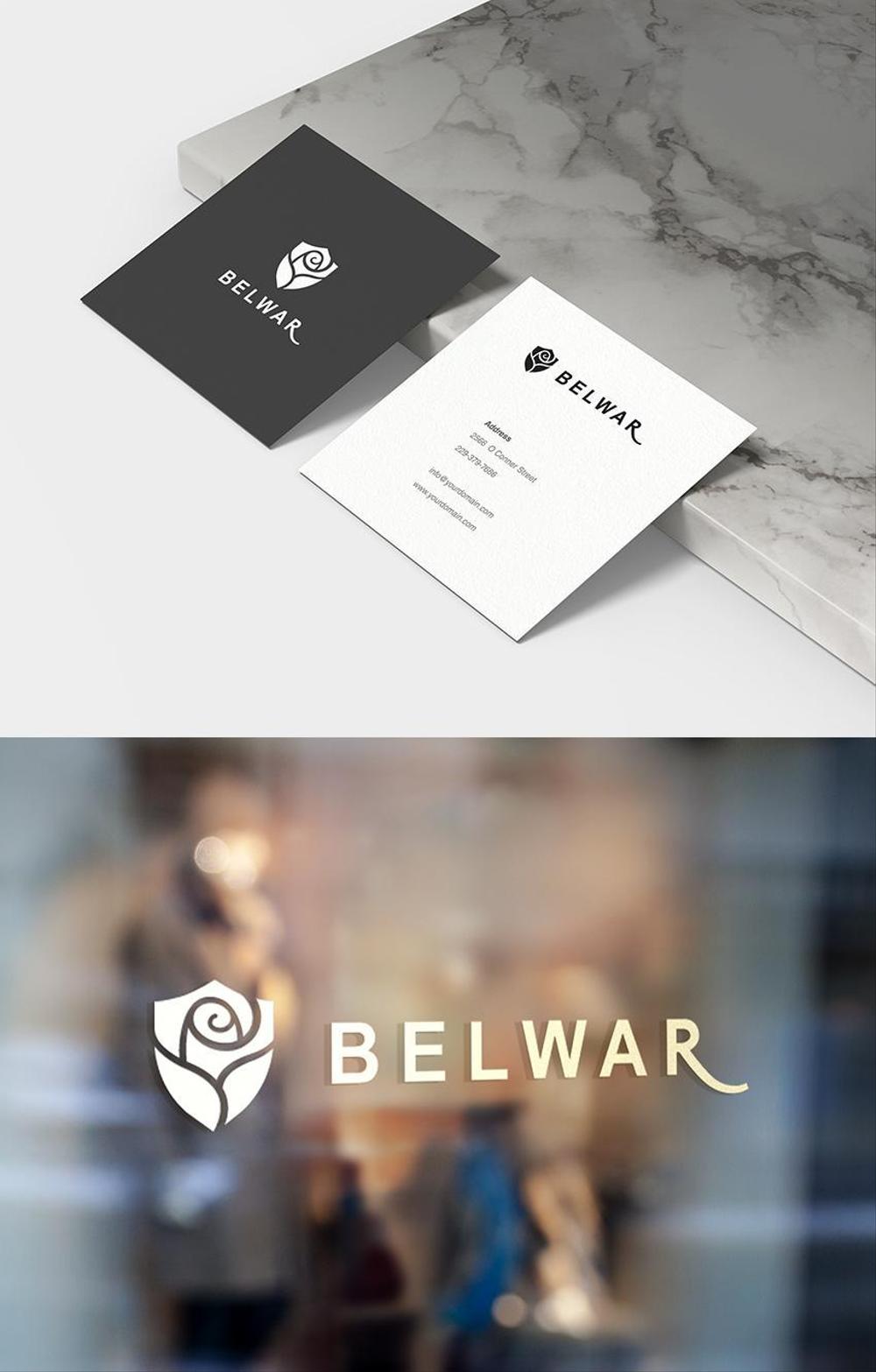 芸能事務所『BELWAR』のロゴ制作