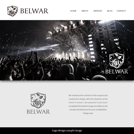 design vero (VERO)さんの芸能事務所『BELWAR』のロゴ制作への提案
