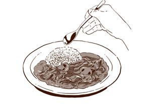 KMD (kasemiki)さんのビーフストロガノフ専門店をさせるイメージイラストカットへの提案