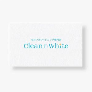 happiness_design (happiness_design)さんのセルフホワイトニング店舗「Clean & White」ロゴへの提案