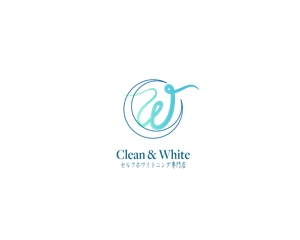 Gpj (Tomoko14)さんのセルフホワイトニング店舗「Clean & White」ロゴへの提案