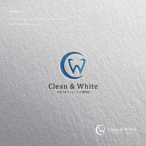 doremi (doremidesign)さんのセルフホワイトニング店舗「Clean & White」ロゴへの提案