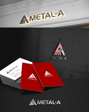 D.R DESIGN (Nakamura__)さんの金属工事取り付け　METAL-Aのロゴへの提案