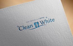 haruru (haruru2015)さんのセルフホワイトニング店舗「Clean & White」ロゴへの提案