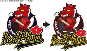 GAP STUDIO ()さんの草野球チーム「RedPlums」のロゴ作成への提案