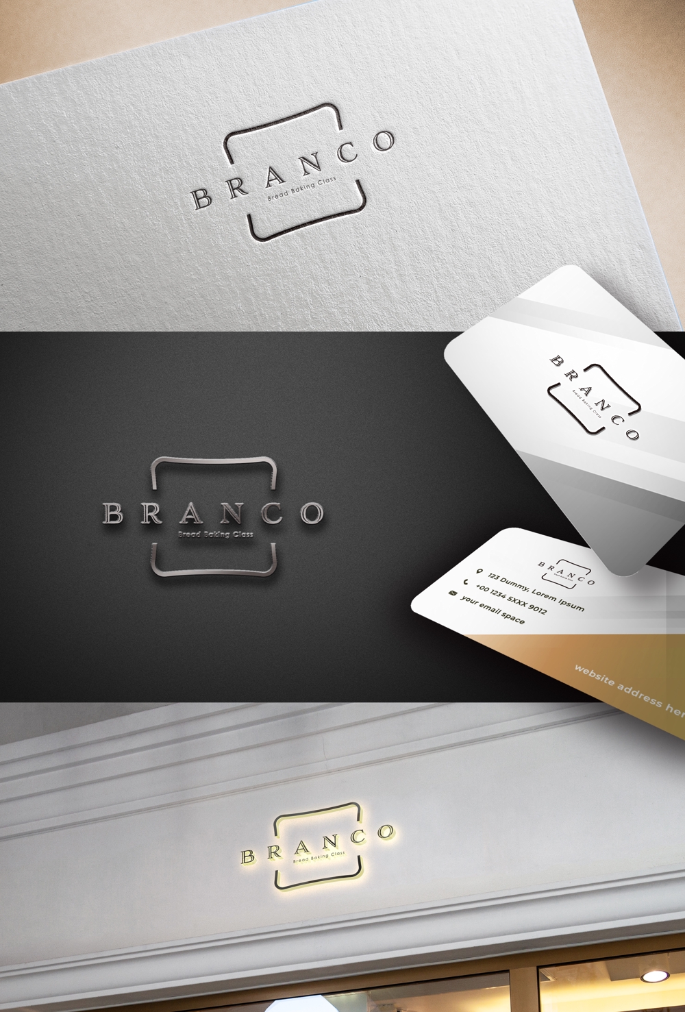豊橋　自宅パン教室　BRANCO　(ブランコ)　のロゴ