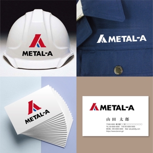 ninaiya (ninaiya)さんの金属工事取り付け　METAL-Aのロゴへの提案