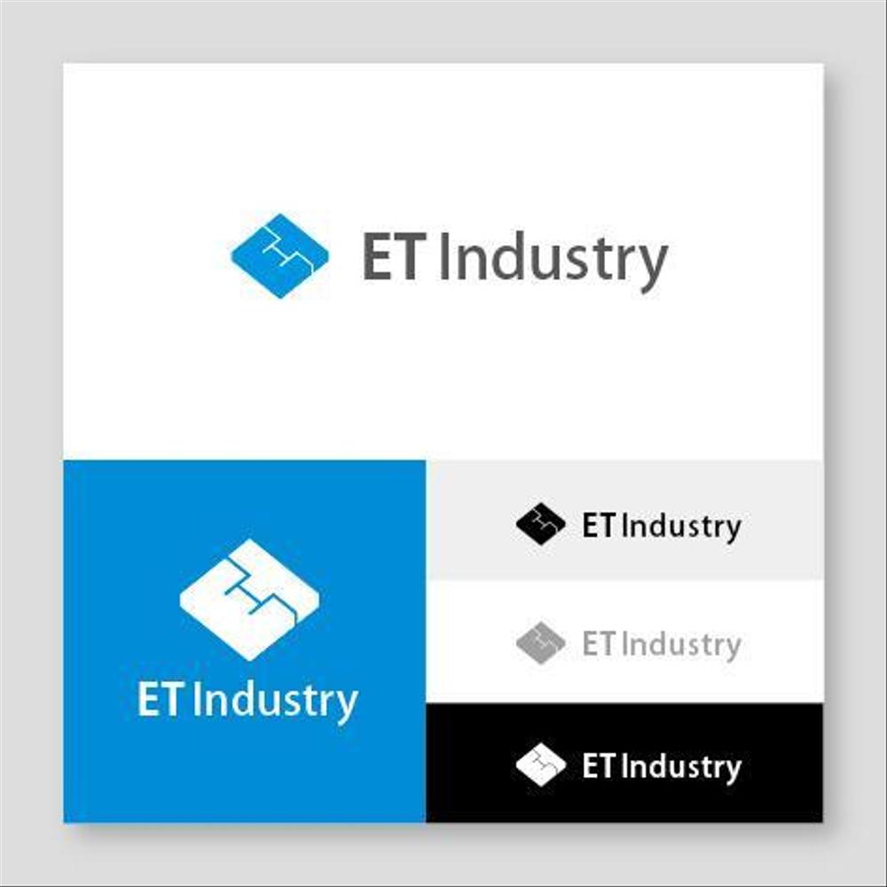 ＥＴインダストリー（金属プレス加工業）のロゴ