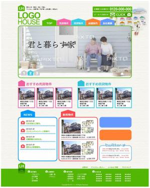 momomama (momomama)さんの不動産会社のウェブデザイン作成への提案