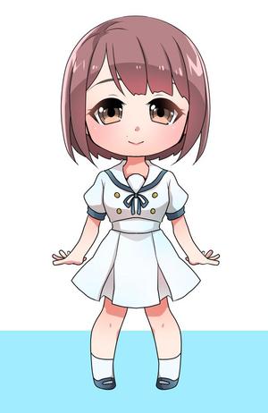 ROCO (inudango18)さんのYoutube等で使用する女性二頭身デフォルメキャラクターデザインへの提案