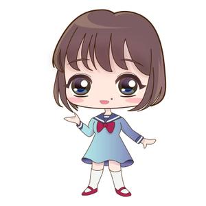 yamamotoako (yamamotoako0222)さんのYoutube等で使用する女性二頭身デフォルメキャラクターデザインへの提案