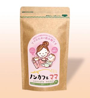 arnold (arnold)さんのママのためのノンカフェインの飲み物・玄米コーヒー「ノンカフェママ」のパッケージ制作への提案