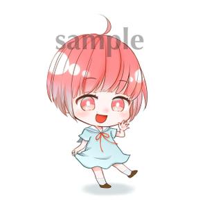 久貫 ちず (kunuri_chizu)さんのYoutube等で使用する女性二頭身デフォルメキャラクターデザインへの提案