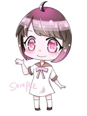 とんてぃ (bonne_nuit72)さんのYoutube等で使用する女性二頭身デフォルメキャラクターデザインへの提案