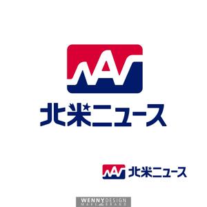 W DESIGN (WENNYDESIGN_TATSUYA)さんのシンプルなロゴが得意な方：「北米ニュース」の「シンプルな」ロゴ募集への提案