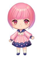 けもかも (kemokam0)さんのYoutube等で使用する女性二頭身デフォルメキャラクターデザインへの提案