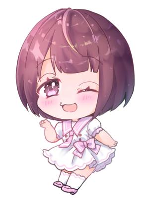 しおくらげ (enbun0714)さんのYoutube等で使用する女性二頭身デフォルメキャラクターデザインへの提案