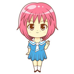 ぴ~タン (p-tan)さんのYoutube等で使用する女性二頭身デフォルメキャラクターデザインへの提案