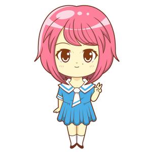 ぴ~タン (p-tan)さんのYoutube等で使用する女性二頭身デフォルメキャラクターデザインへの提案