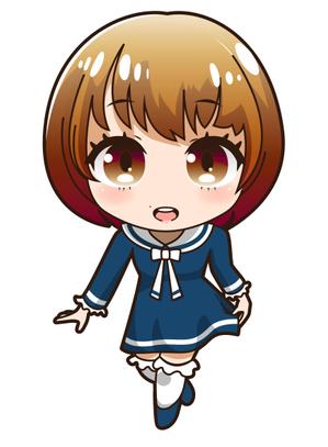 OrangeAde Design. (orangeade)さんのYoutube等で使用する女性二頭身デフォルメキャラクターデザインへの提案