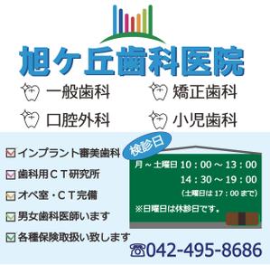 CoCoAさんの歯科医院の駅前の看板のデザインへの提案