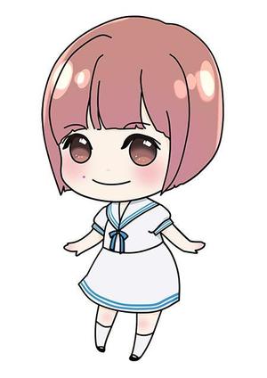 ホンダ ルルル (astrrraea)さんのYoutube等で使用する女性二頭身デフォルメキャラクターデザインへの提案