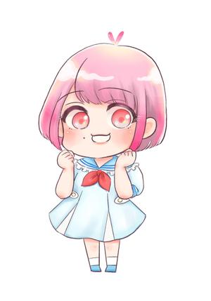 はなび (hanabi_8181)さんのYoutube等で使用する女性二頭身デフォルメキャラクターデザインへの提案