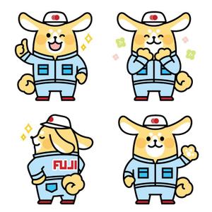 晴 (haru-mt)さんの建機販売会社の親しみやすいイメージキャラクターの作成（犬or猫）への提案