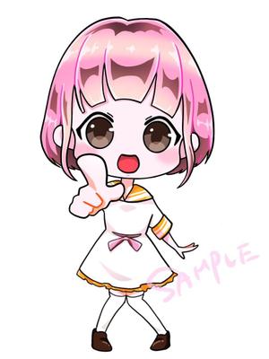 とんてぃ (bonne_nuit72)さんのYoutube等で使用する女性二頭身デフォルメキャラクターデザインへの提案