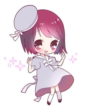 シキシマ (Hsm84)さんのYoutube等で使用する女性二頭身デフォルメキャラクターデザインへの提案