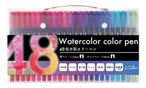 C DESIGN (conifer)さんの水彩毛筆のペンのパッケージデザインへの提案