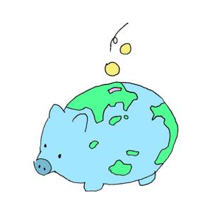 ハル (oununo)さんの豚の貯金箱のイラストへの提案