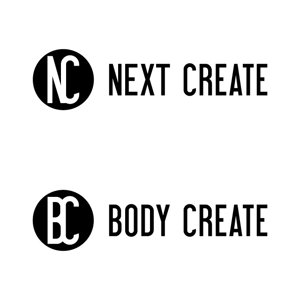 j-design (j-design)さんの株式会社ネクストクリエイトのロゴとパーソナルトレーニングジム「BODY CREATE」のロゴへの提案
