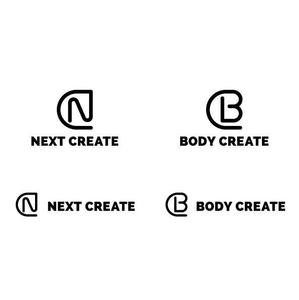 otanda (otanda)さんの株式会社ネクストクリエイトのロゴとパーソナルトレーニングジム「BODY CREATE」のロゴへの提案