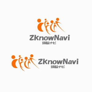 ryokuenさんのオンライン学習塾「ZknowNavi」のイラストロゴおよび文字ロゴへの提案