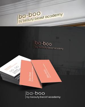 D.R DESIGN (Nakamura__)さんの美容室『ba-boo by beauty:beast  Academy』ロゴ作成     への提案