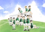 柴田ゆき野 (shibata_yukino)さんのサッカー大会募集ホームページの「ヘッダーイラスト」デザインへの提案