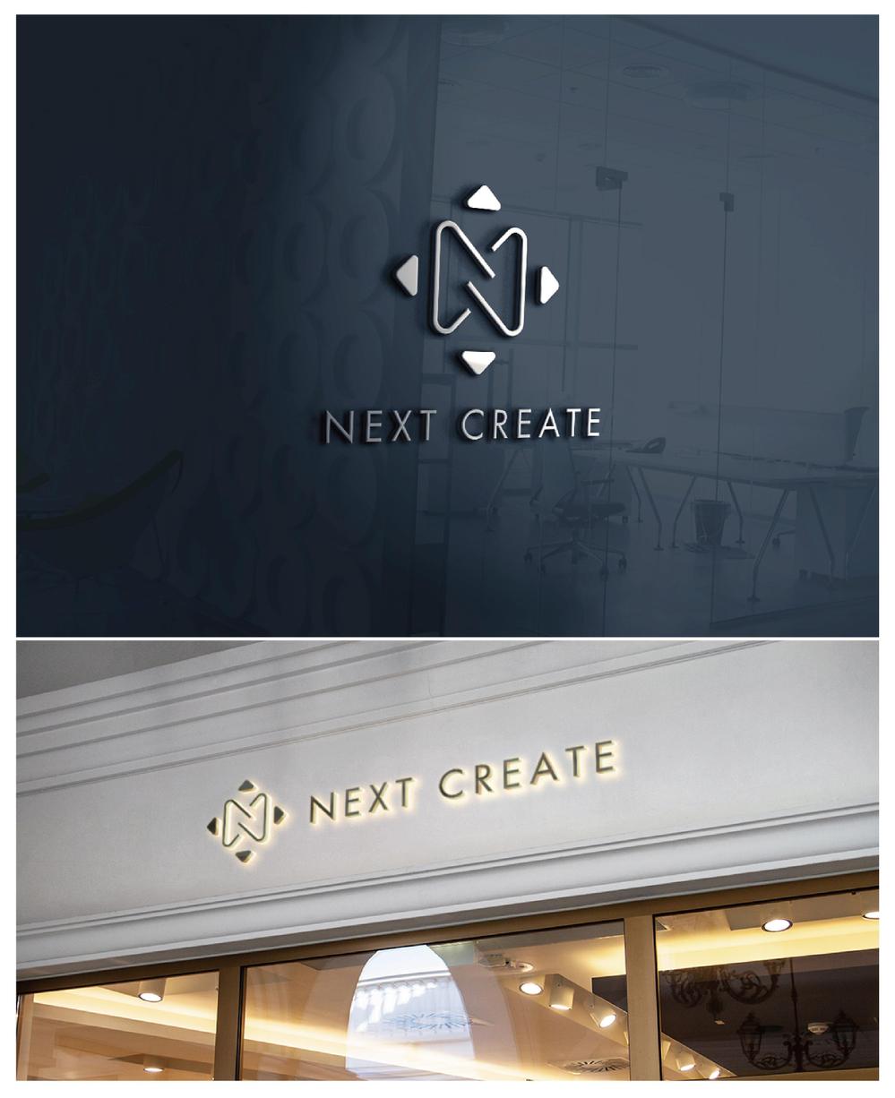 株式会社ネクストクリエイトのロゴとパーソナルトレーニングジム「BODY CREATE」のロゴ