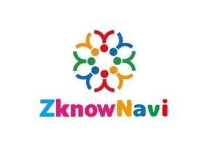 tora (tora_09)さんのオンライン学習塾「ZknowNavi」のイラストロゴおよび文字ロゴへの提案